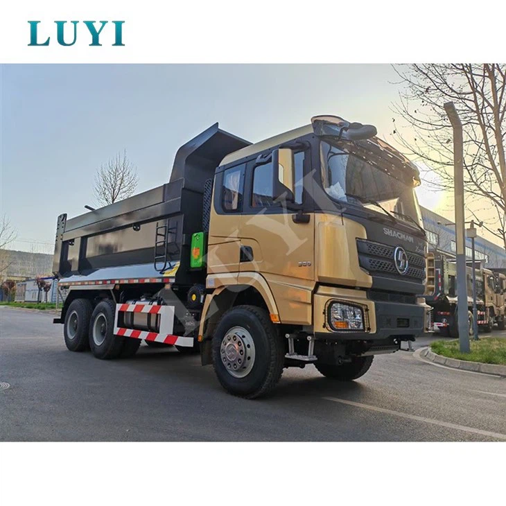 Caminhões basculantes Shacman X{1}}x4 de 10 rodas com volante à direita
