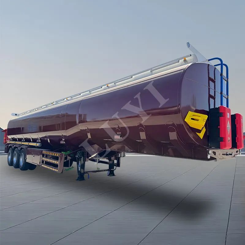 3 - eixo 0 tanque de óleo de aço carbono cúbico semi-reboque