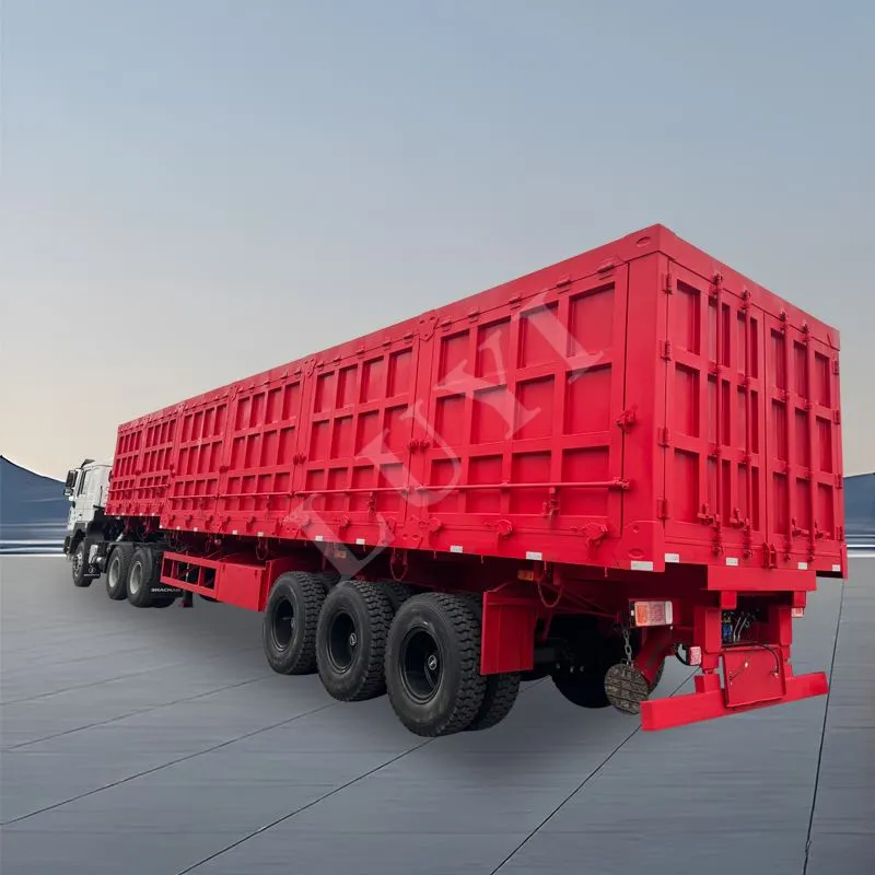 3-eixos 60-80 toneladas de parede lateral semi-reboque
