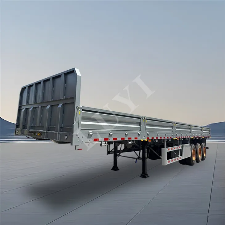 3 eixo de 60 toneladas semi trailer