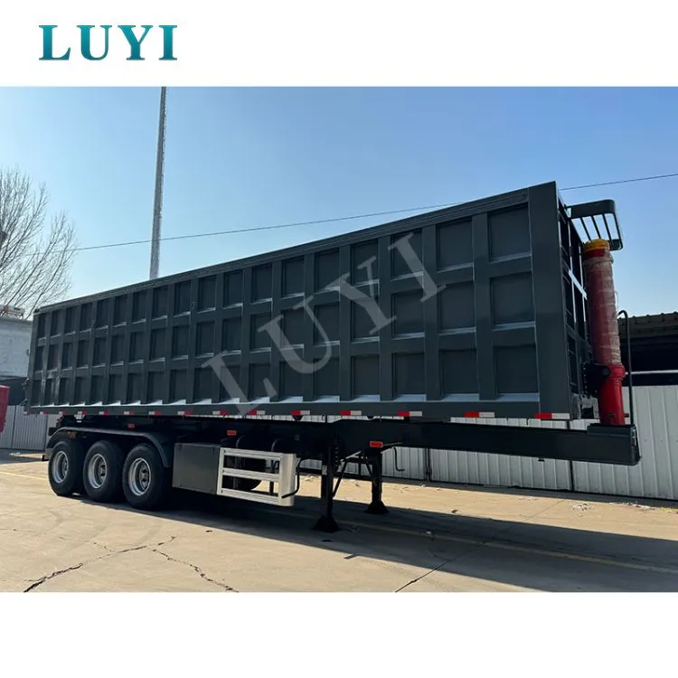 Reboque basculante de 3 eixos