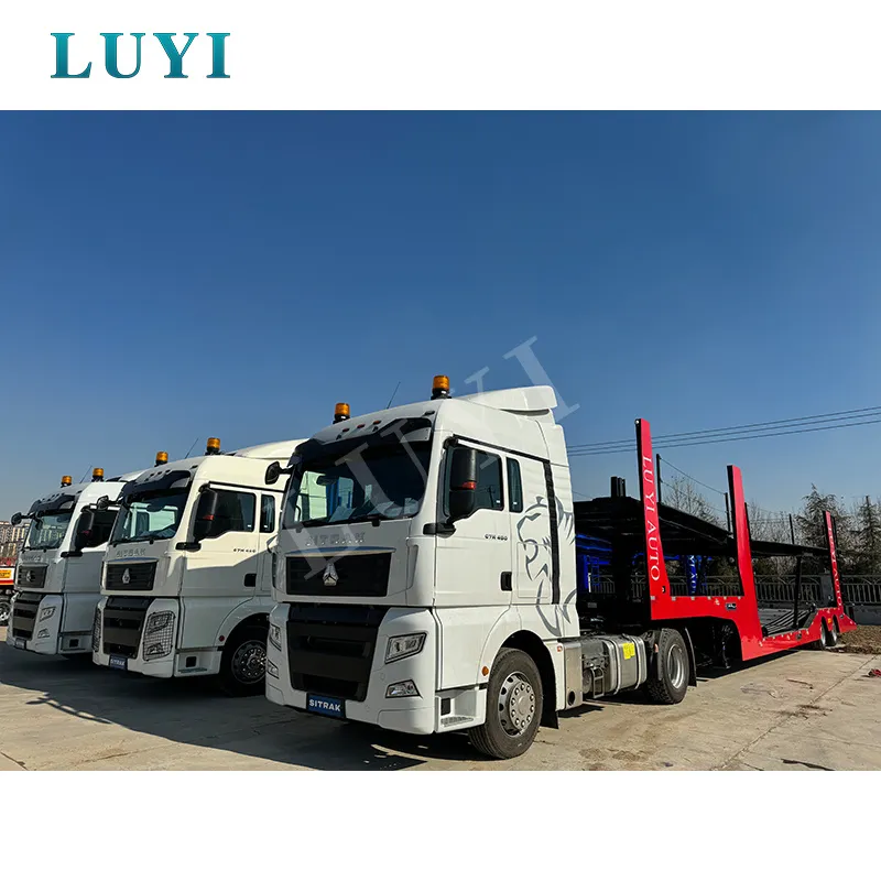 Semi-reboque porta-carros de 8 unidades