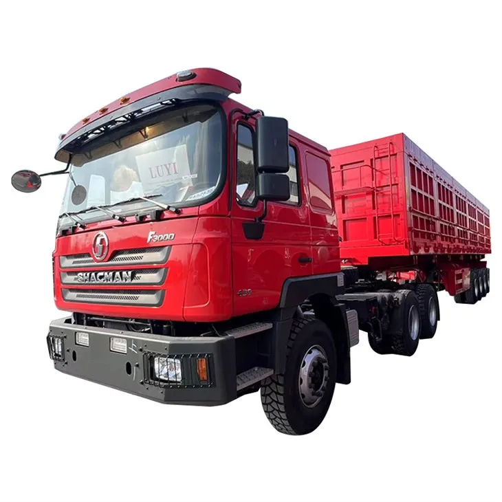 Semi-reboque basculante lateral durável de 4 eixos