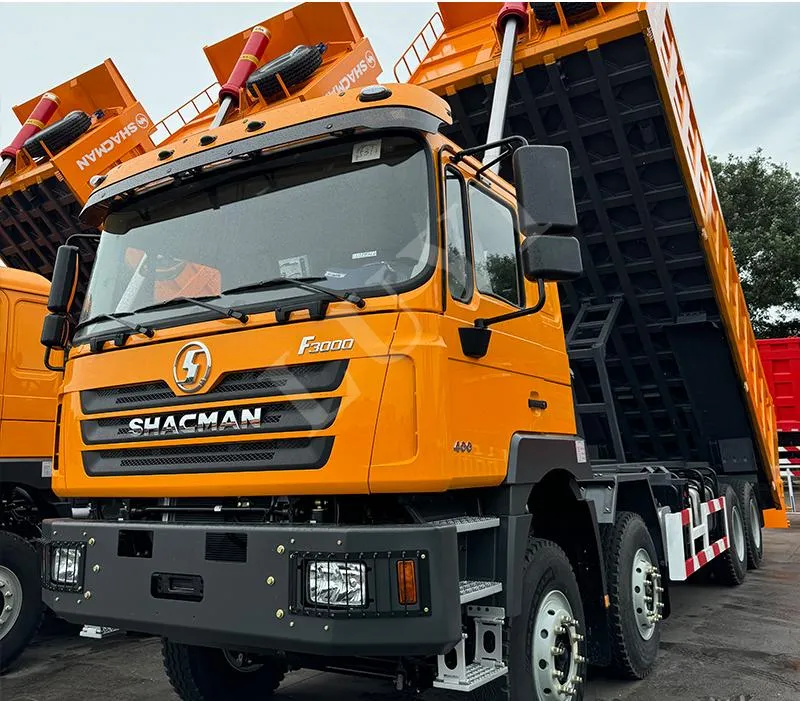 Caminhão basculante traseiro resistente para construção SHACMAN F3000 8x4 400HP