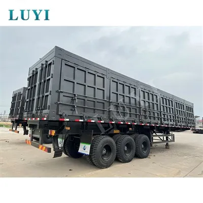 Reboque basculante lateral para serviço pesado