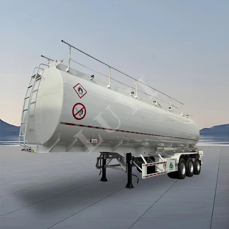 Semirreboque tanque de óleo-de três eixos com 45/50 metros cúbicos de metro-