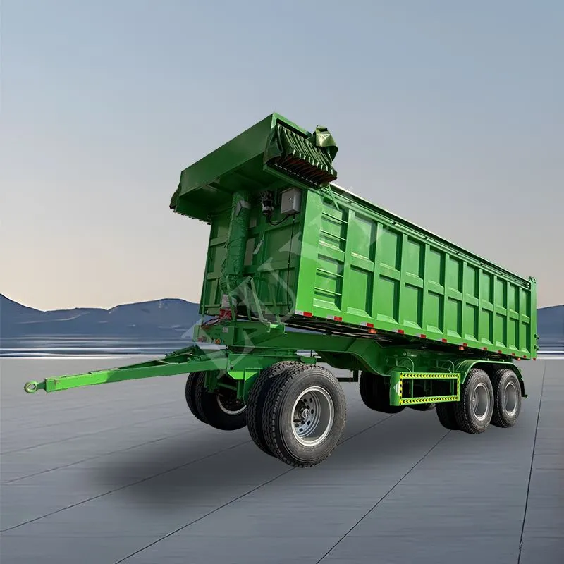 Dois - eixo retangular 30/50 traseiro cúbico semi - trailer